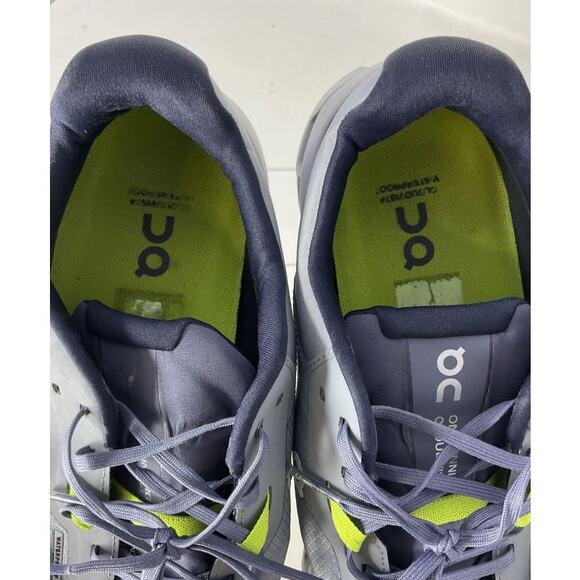 WATERPROOF TRAIL RUNNING On Cloudvista Gray Blue Shoes Mens 10.5